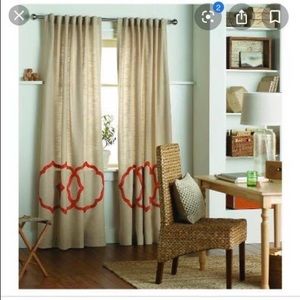 4 Threshold Curtain Panels. Like new!